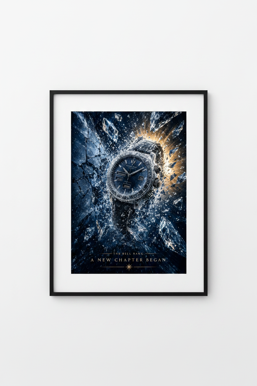 Legacy - Black Frame White Border
